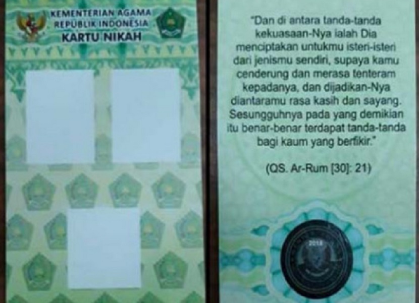 kemenag luncurkan kartu nikah digital