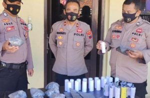 polsek amankan serbuk petasan
