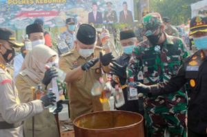 polres kebumen musnahkan miras