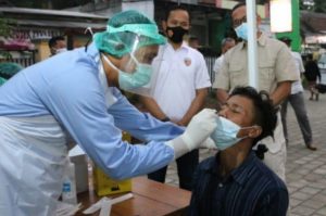 ratusan pemudik digiring