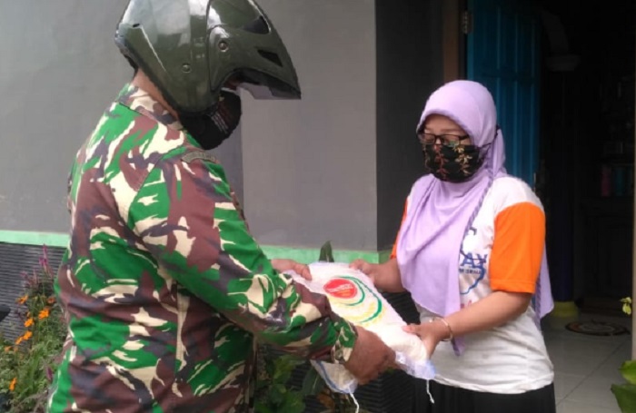 kodim mulai salurkan beras