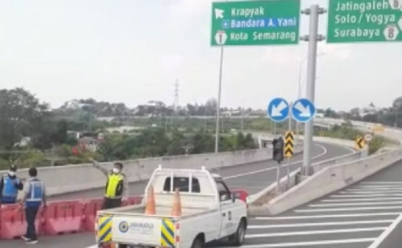 tol yang ditutup