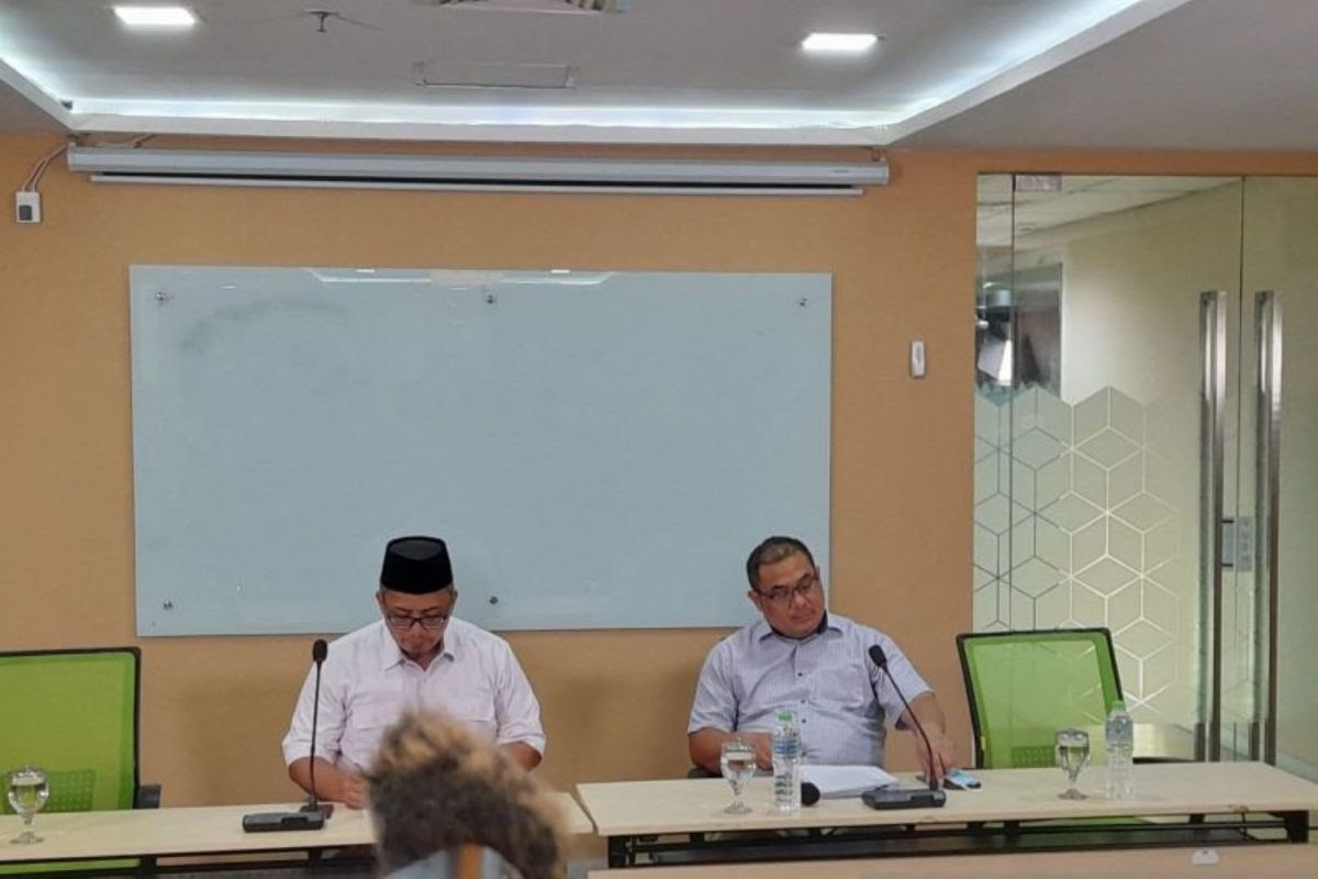 presiden aksi cepat tanggap act ibnu khajar kanan saat konfe rvnz