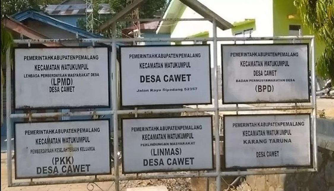 Asal Usul Desa Cawet