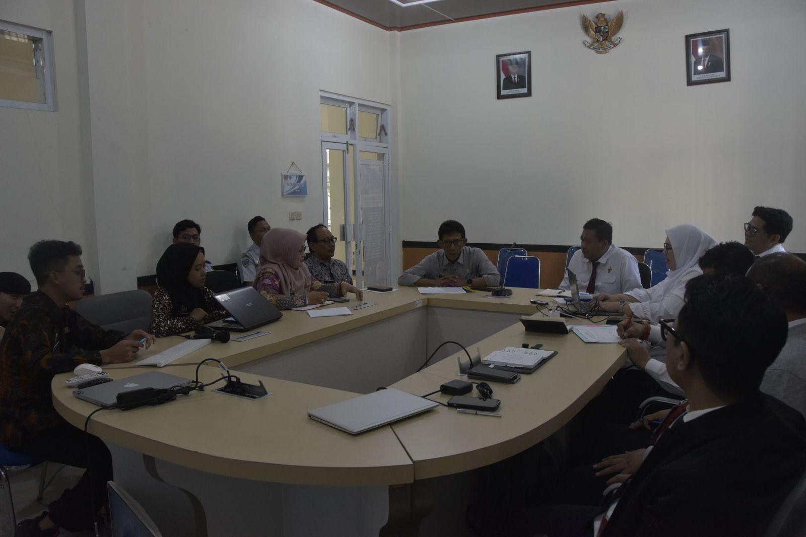 BPK RI berkunjung ke kantor Dinas Kominfo Wonosobo untuk melaksanakan lokus studi lapangan inovasi Lapor Bupati. Dok. Dinas Kominfo Wonosobo