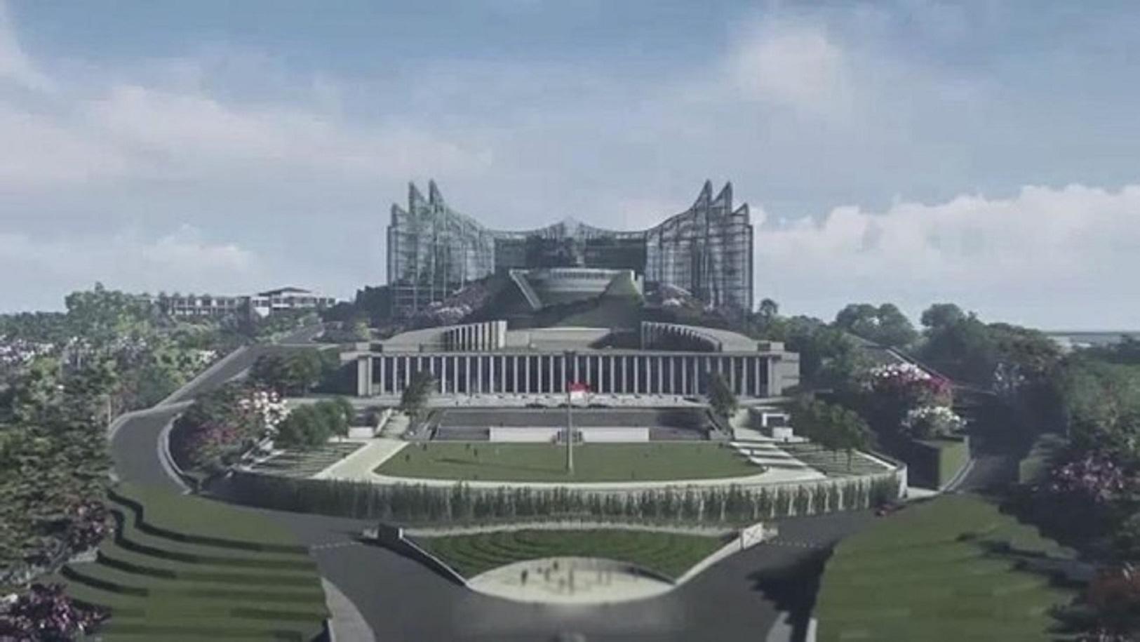 Pembangunan Istana Kantor Presiden di IKN Capai 232 Persen
