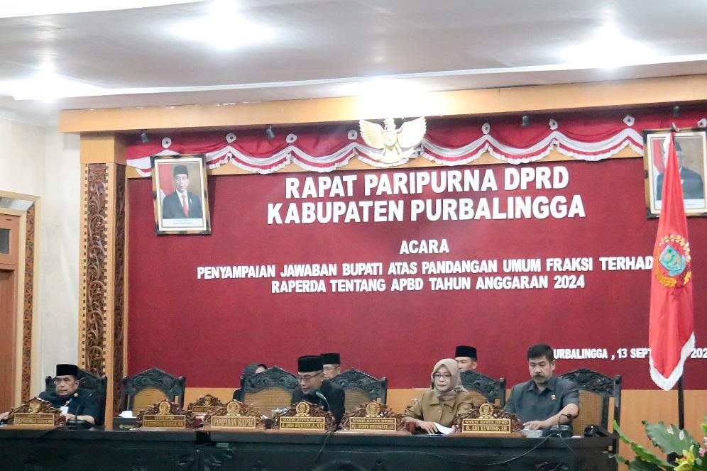 Raperda APBD Kabupaten Purbalingga Tahun Anggaran 2024