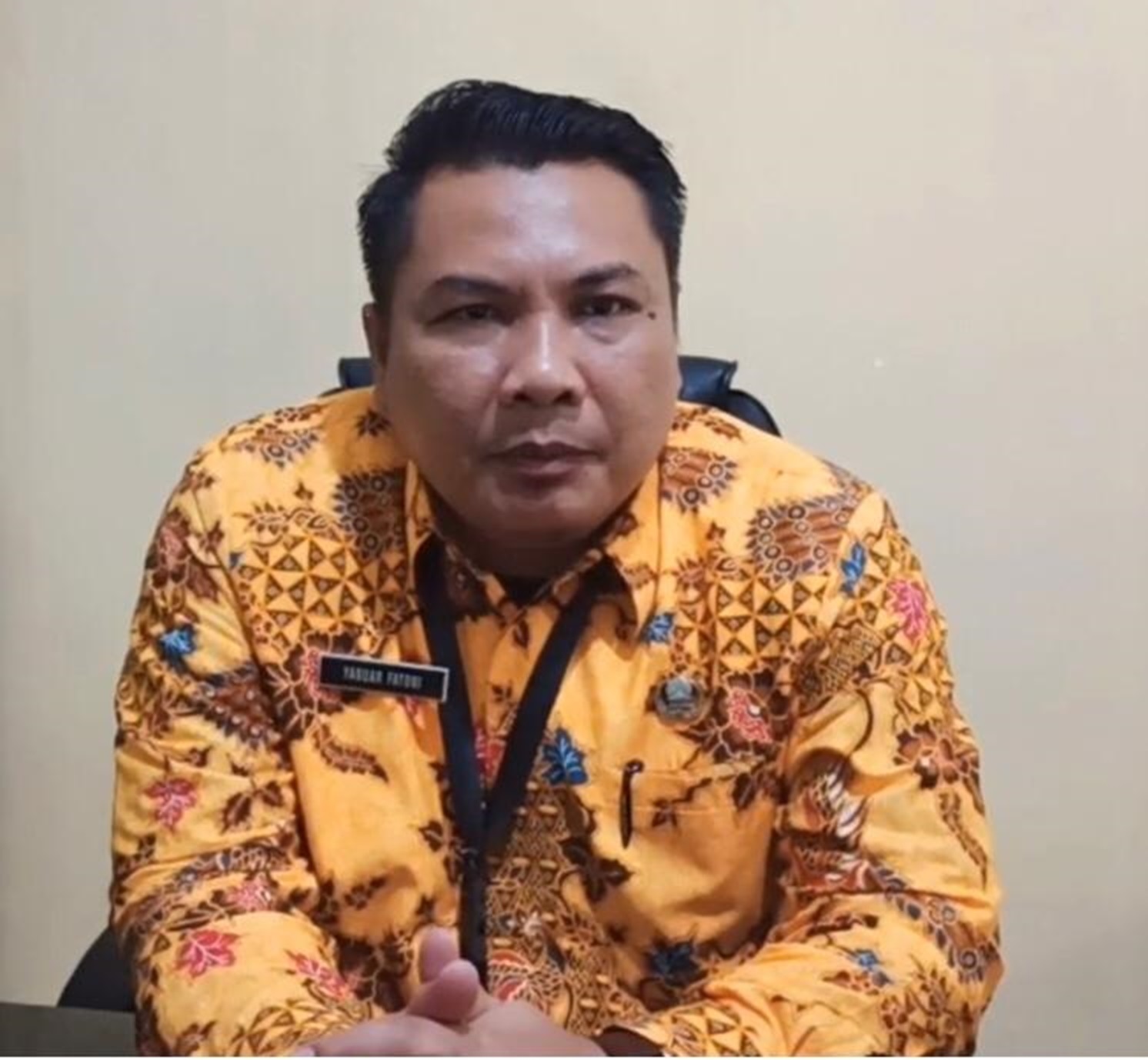 Kepala Dinas Pemberdayaan Masyarakat Desa Kabupaten Kendal Yanuar Fatoni