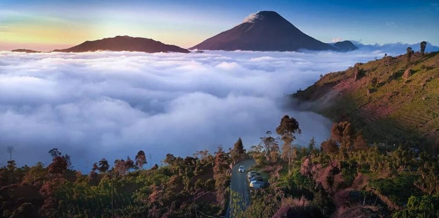 Bukit awan Sikapuk Desa Wisata Parikesit Wonosobo