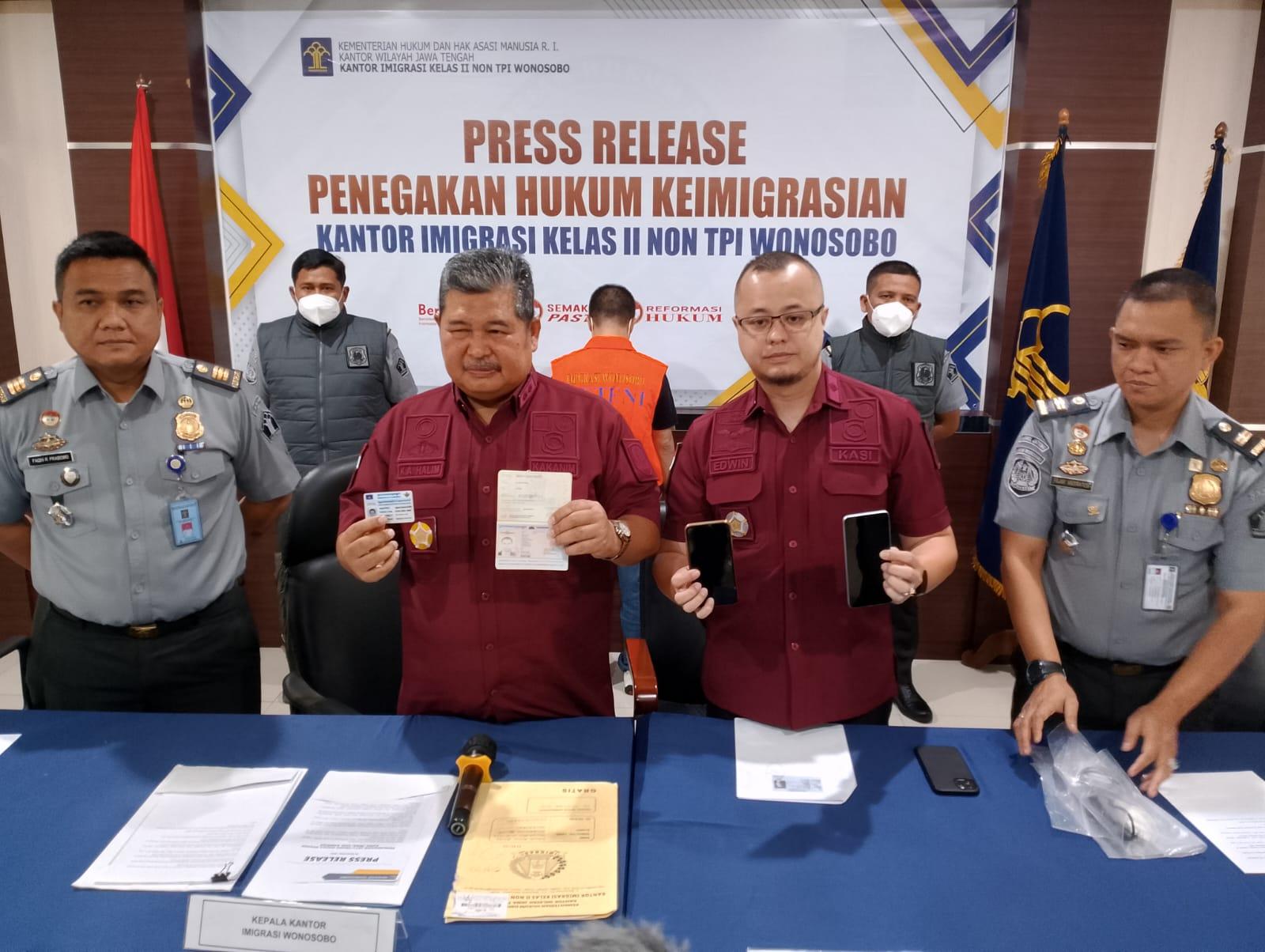 press release penegakan hukum keimigrasian
