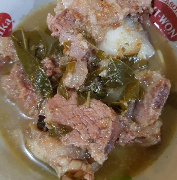 sayur becek