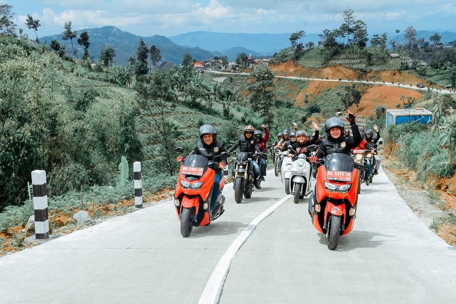 Bupati Wonosobo Ajak Camat dan Kades Tur Motor untuk Monitoring Pembangunan