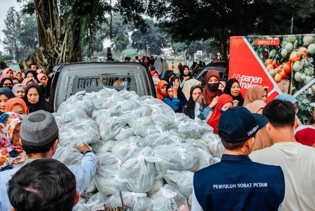 GERAKAN PANGAN MURAH DISAMBUT ANTUSIAS OLEH MASYARAKAT WONOSOBO