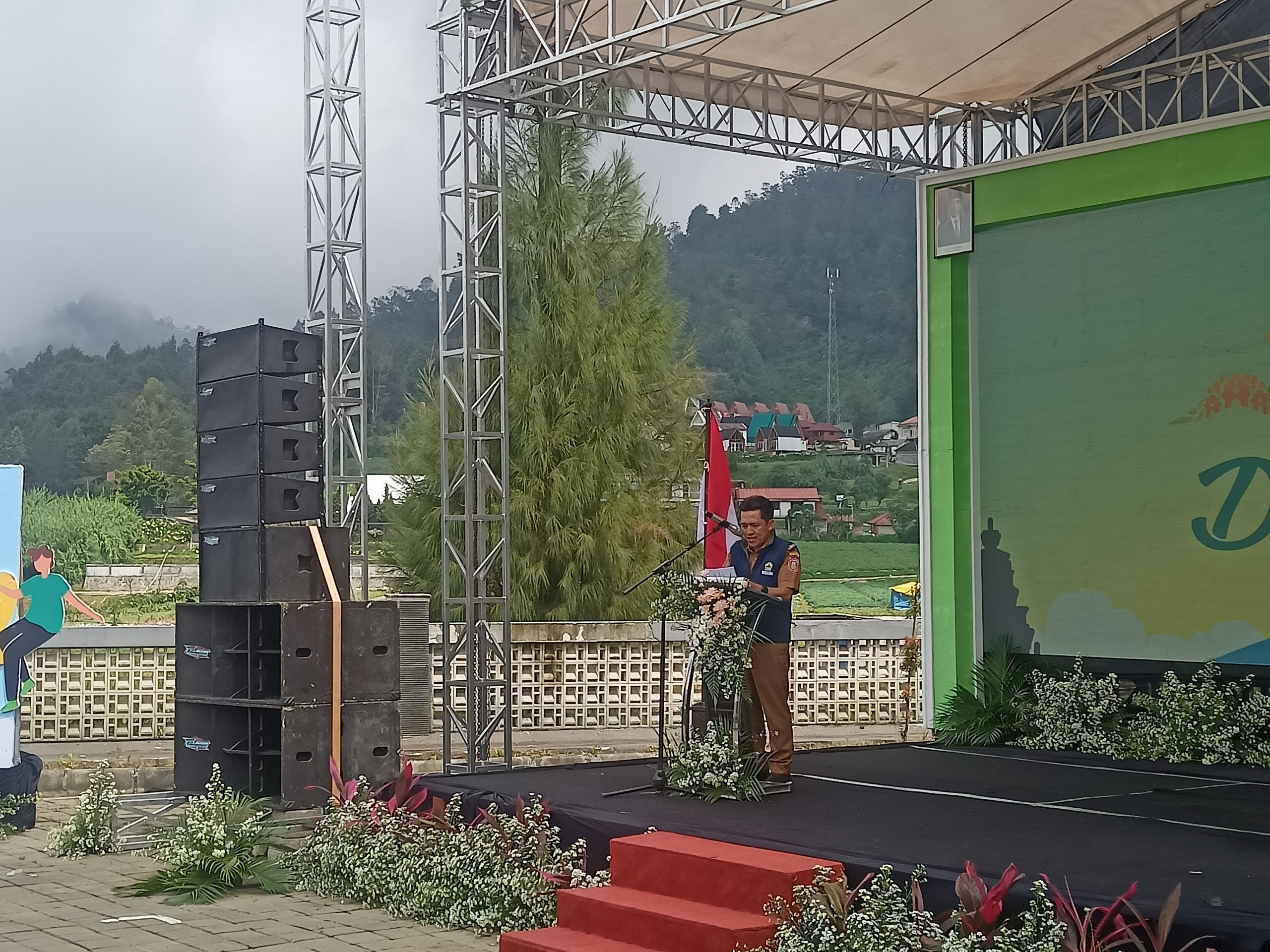 pidato Bupati Wonosobo Afif Nurhidayat. Dok Bagus mercusuar