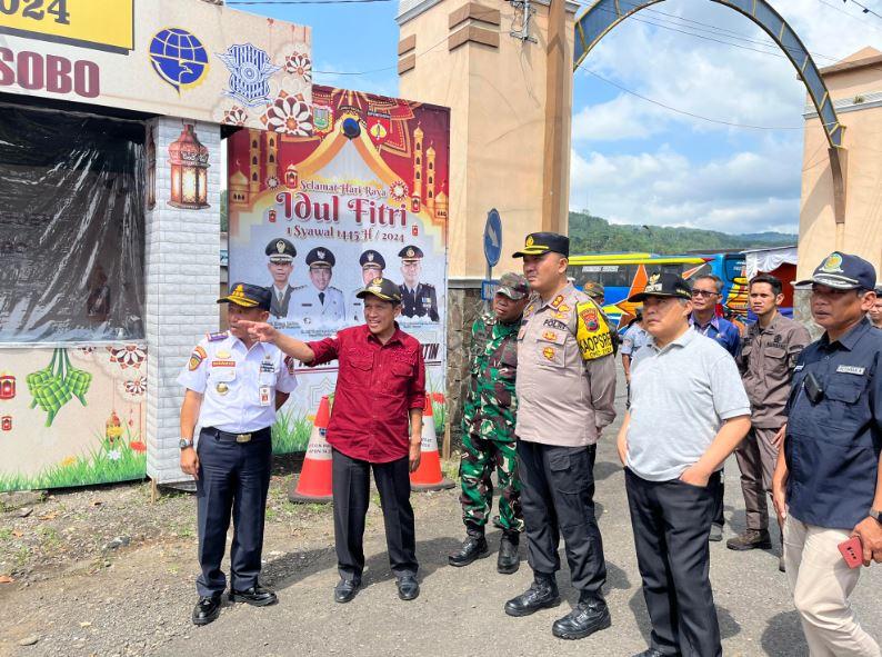 Jelang Meningkatnya Arus Mudik, Bupati Pimpin Pemantauan Pos Terpadu