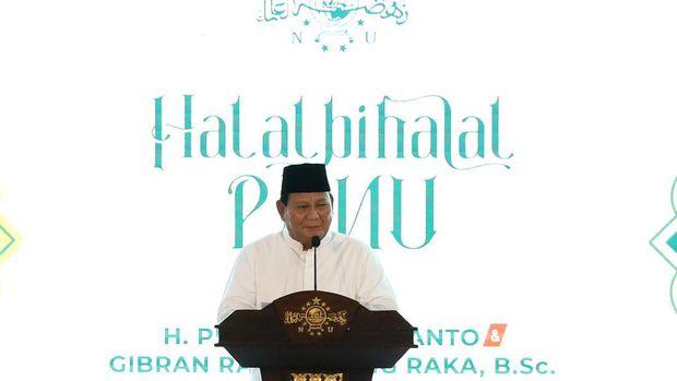 Prabowo Blak-blakan Ungkap tentang Hubungan Dengan Jokowi di Halal bihalal PBNU