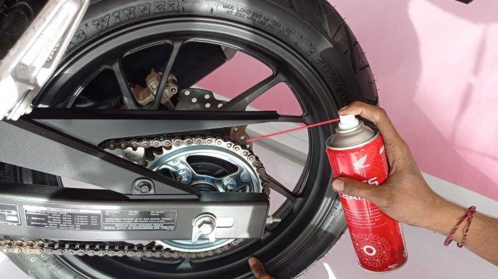 Pelumasan Rantai motor
