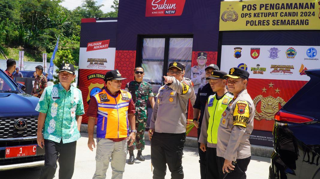 Peningkatan Arus dari Arah Jakarta, Forkopimda Kab. Semarang Cek Pospam