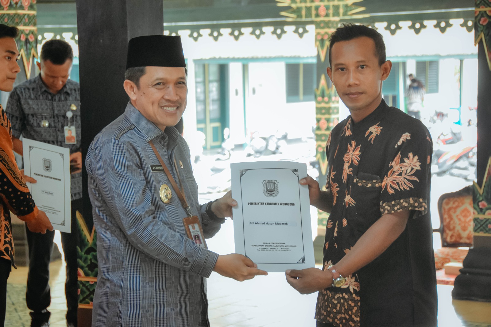 23 April 2024, Silaturahim dan Pemberian Penghargaan bagi Ketua RT dan RW Kelurahan dan Perangkat Desa Se Kabupaten Wonosobo