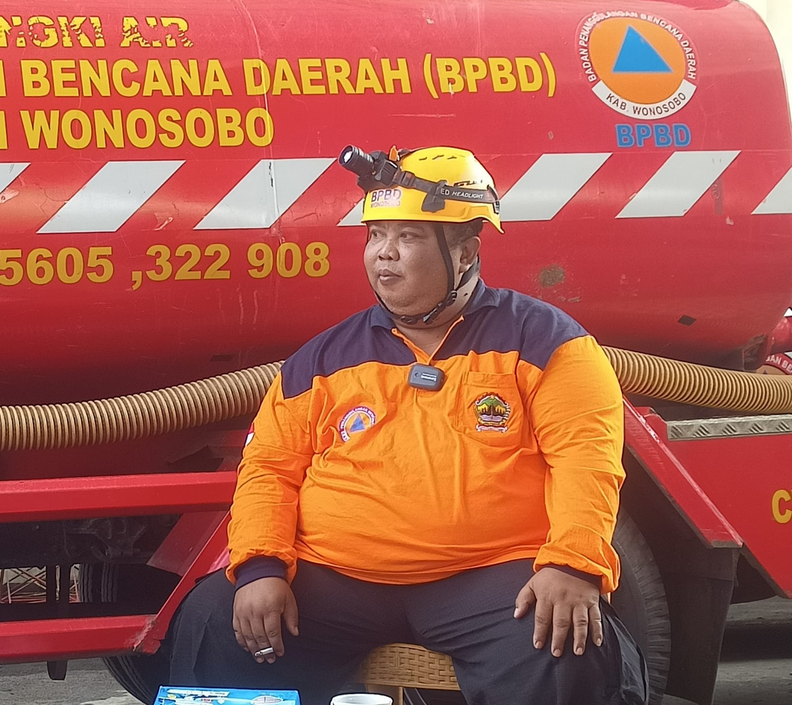 Kepala BPBD Wonosobo Dudi Herlino. Dok Bagus Mercusuar 26/4/2024