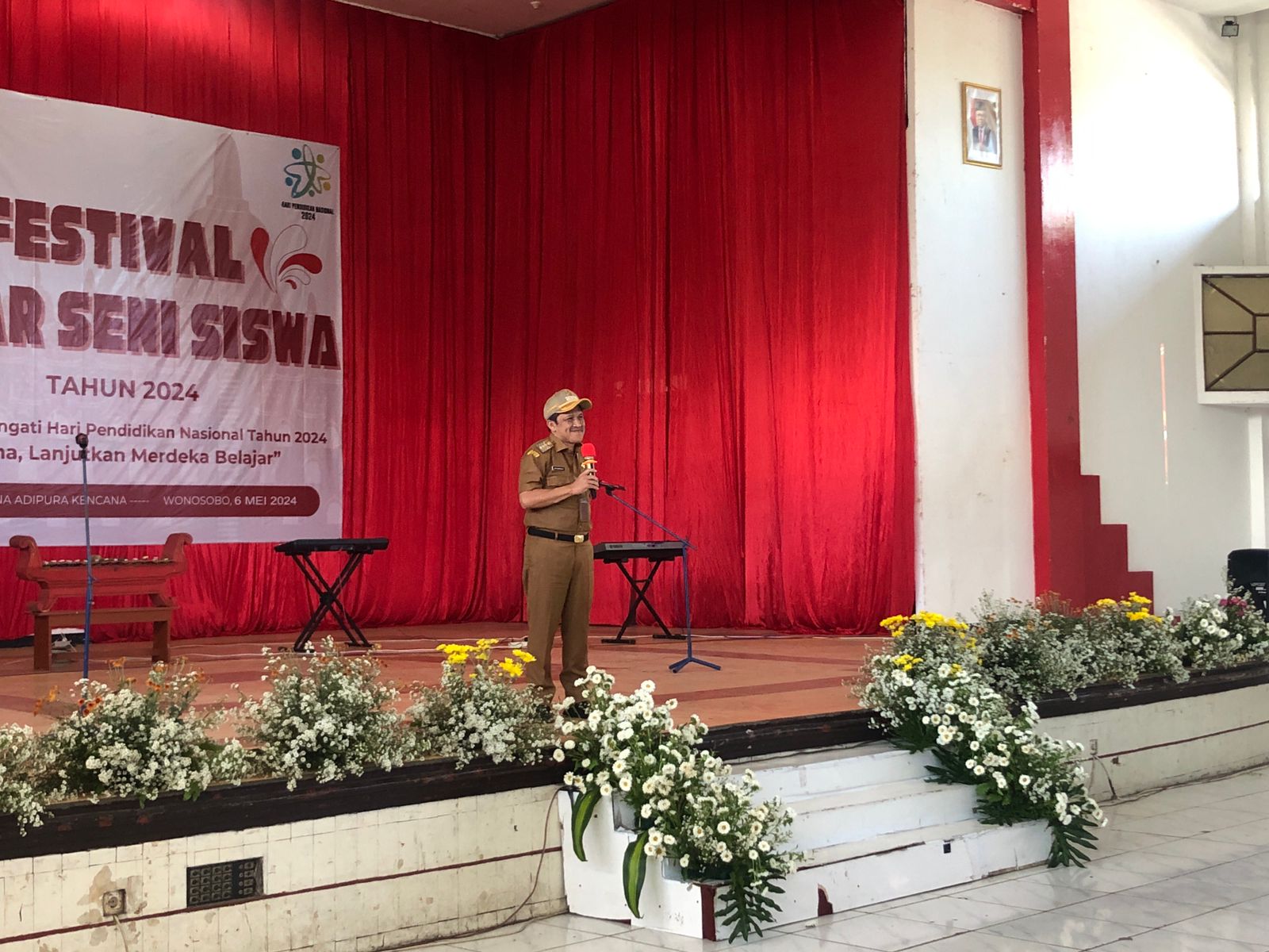 Bupati Wonsobo Membuka Acara