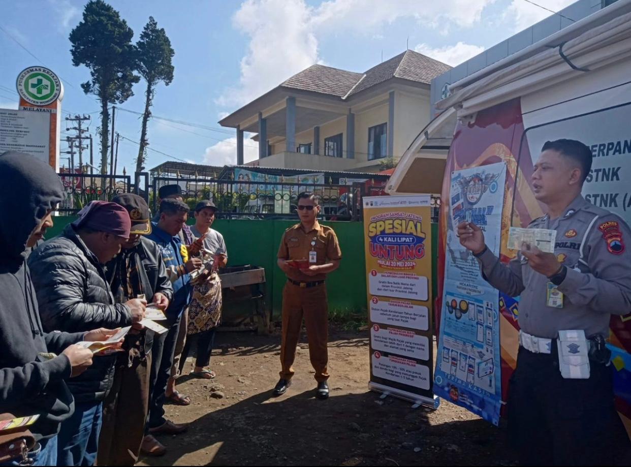 Sosialisasi terkait Pemutihan pajak kendaraan