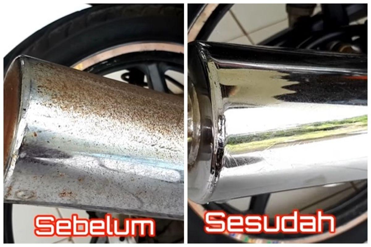 Karat pada Knalpot Motor