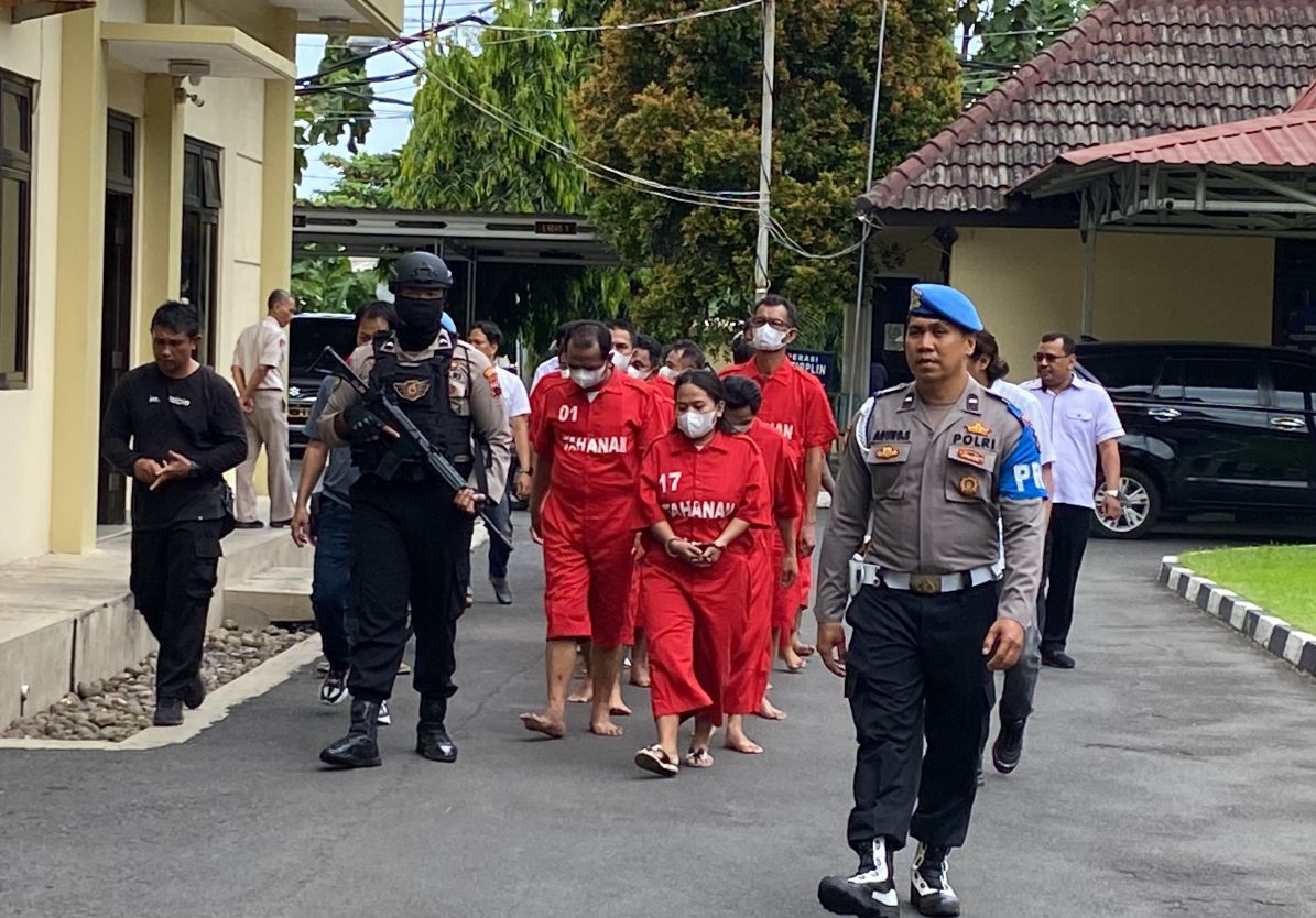 Polrestabes tangkap 22 Pengedar Narkoba