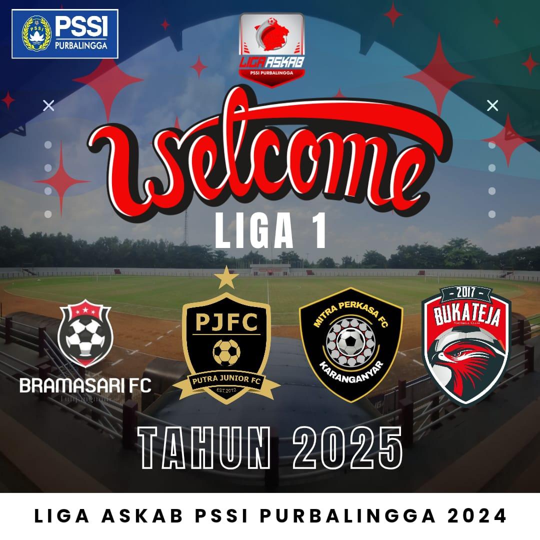 Empat tim Liga 2 Askab PSSI purbalingga memastikan diri promosi ke Liga 1 Askab PSSI Purbalingga musim depan setelah mengalahkan lawan lawannya pada pertandingan di babak 8 besar