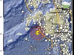 Gempa M 7 di Kepulauan Sangihe