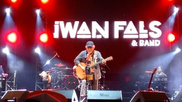 Konser Iwan Fals di Purbalingga Sabtu malam (27/7/2024).