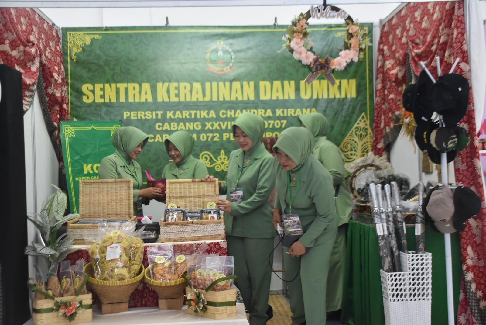 Persit KCK Cabang XXVII Ikuti Wonosobo Festival UKM Expo 2024