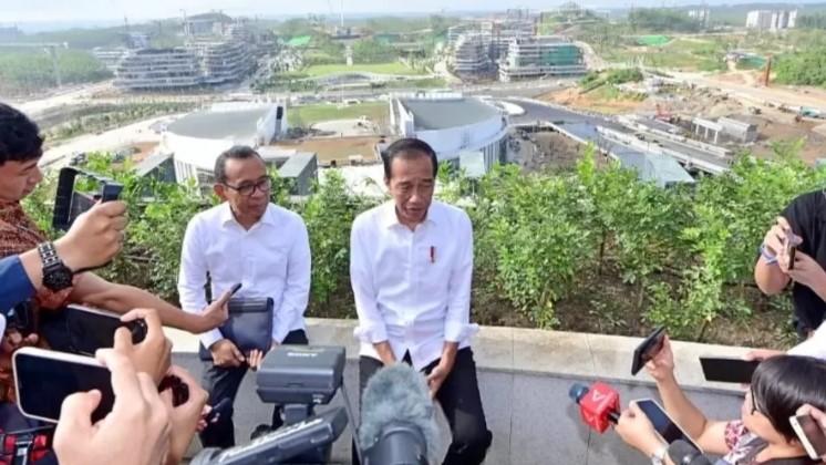 Jokowi ngantor hari kedua di IKN (Bagus/Mercusuar)