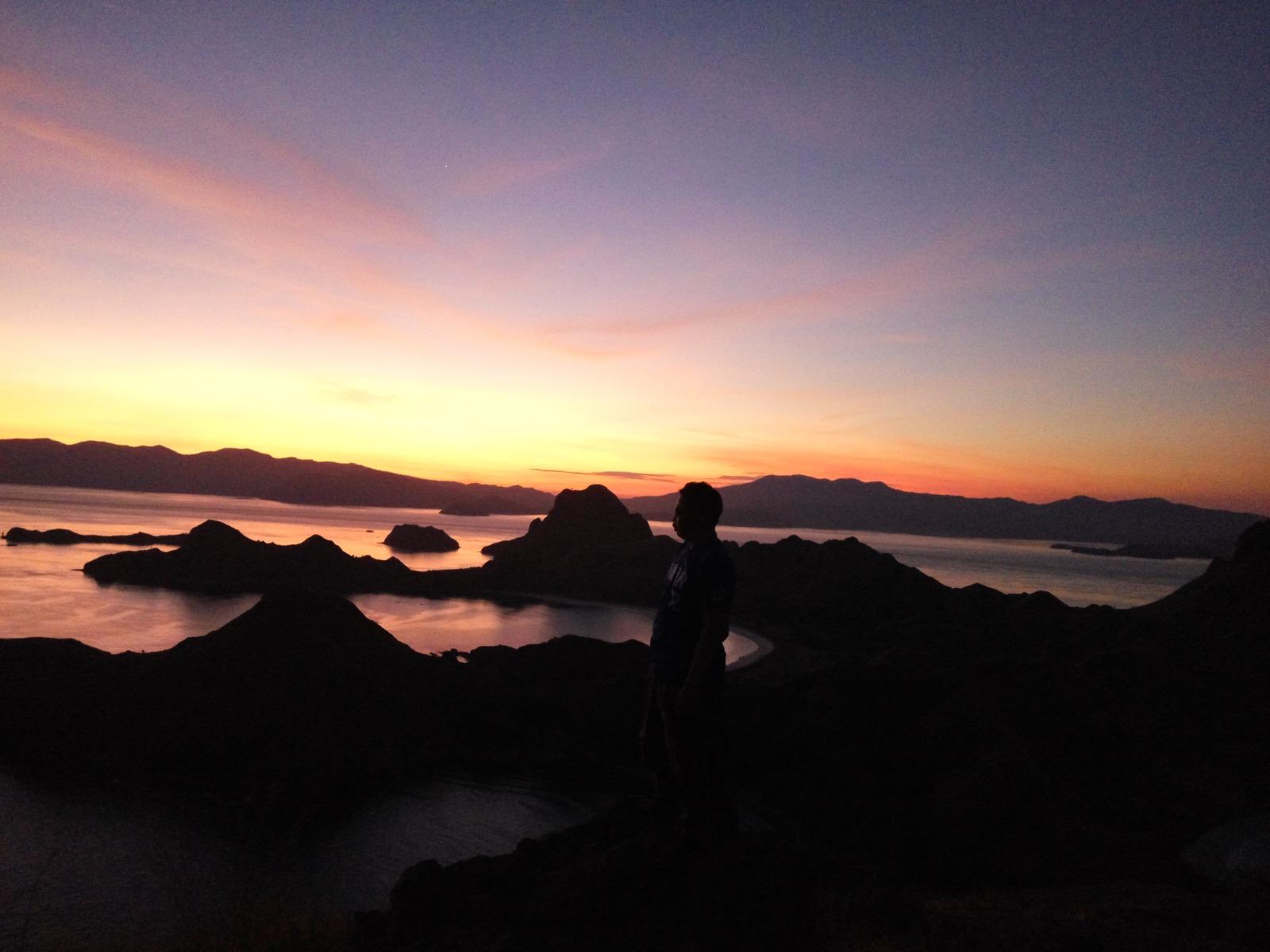 Sunset dari Pulau Padar