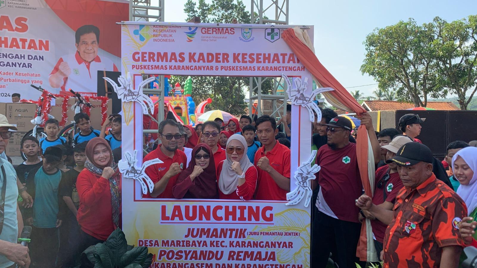 kegiatan Germas Kader Kesehatan yang diadakan oleh Puskesmas Karangtengah dan Puskesmas Karanganyar (3072024).