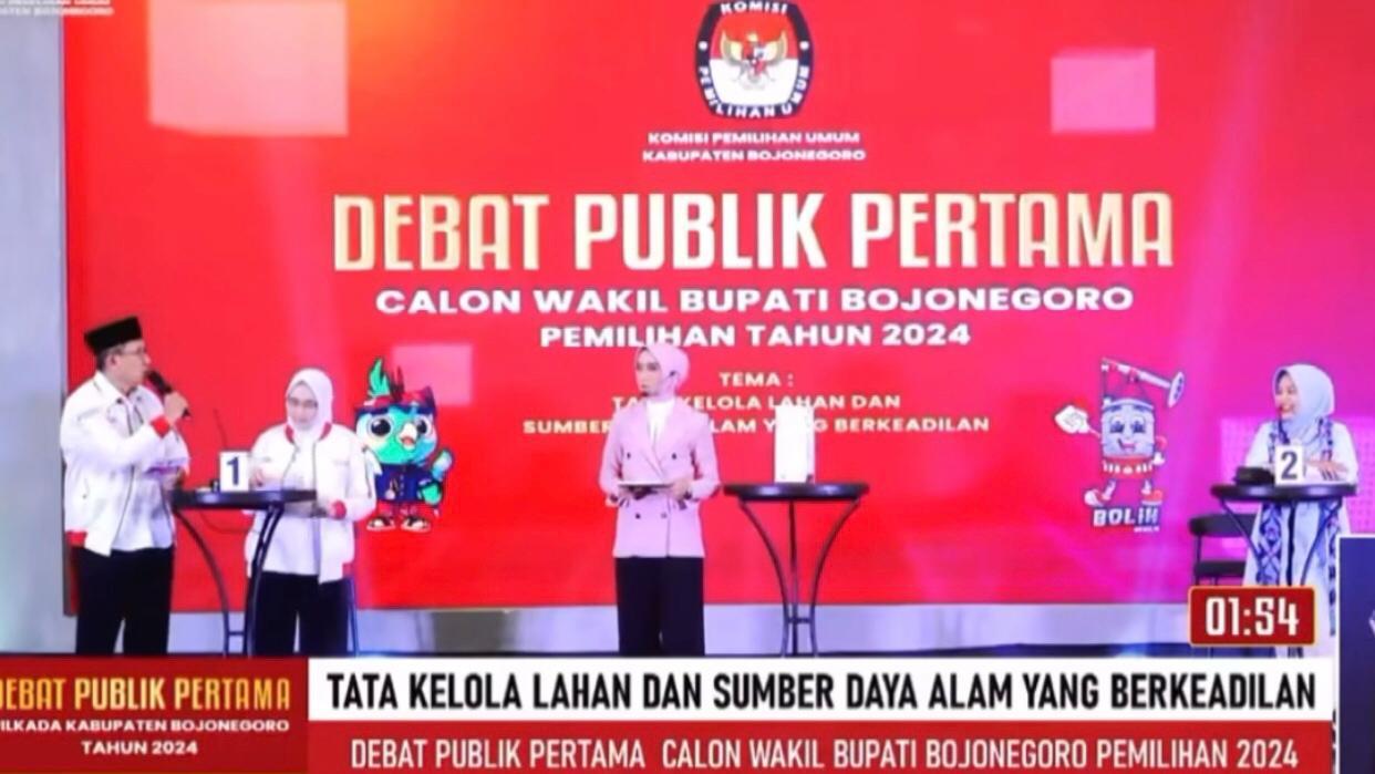 Debat Cawabup perdana Bojonegoro dibatalkan (Dok.YoutubeKPUBojonegoro)