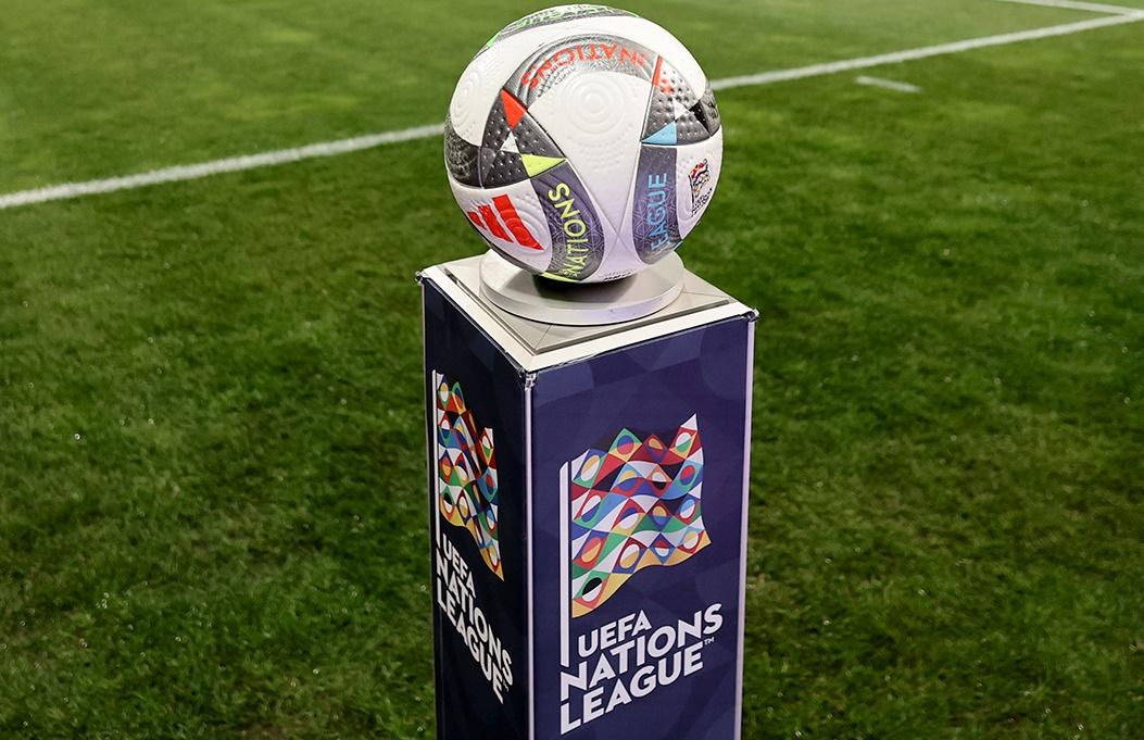 Bola dalam pertandingan UEFA Nations League (Twitter/@EURO2024)