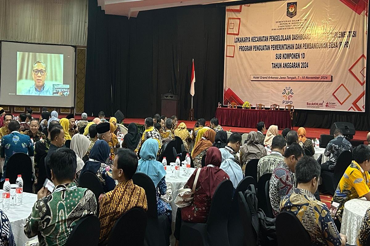 Kemendagri menggelar lokakarya penggunaan laman Program Penguatan Pemerintahan dan Pembangunan Desa (P3PD). (Dok.Kemendagri)