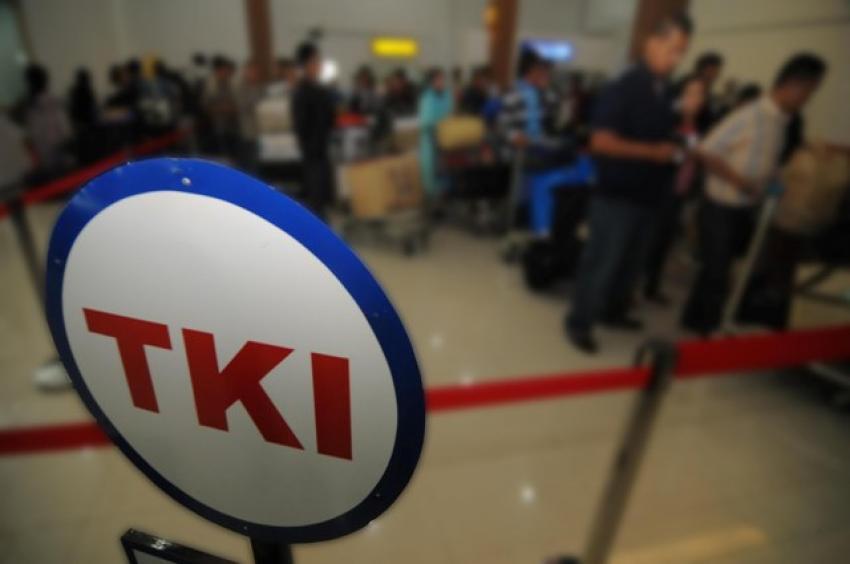 Rombangan TKI dari Kabupaten Blitar tengah dalam proses pemberangkatan. (Dok.Pemkab Blitar)