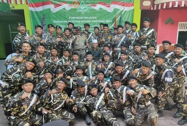 Potret anggota Banser Foto Diklatsus Provost Nasional Banser III Tabanan Bali 6194015b5d