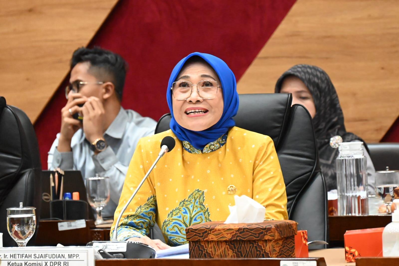 Ketua Komisi X DPR RI Hetifah Sjaifudian. (Dok.DPR RI)