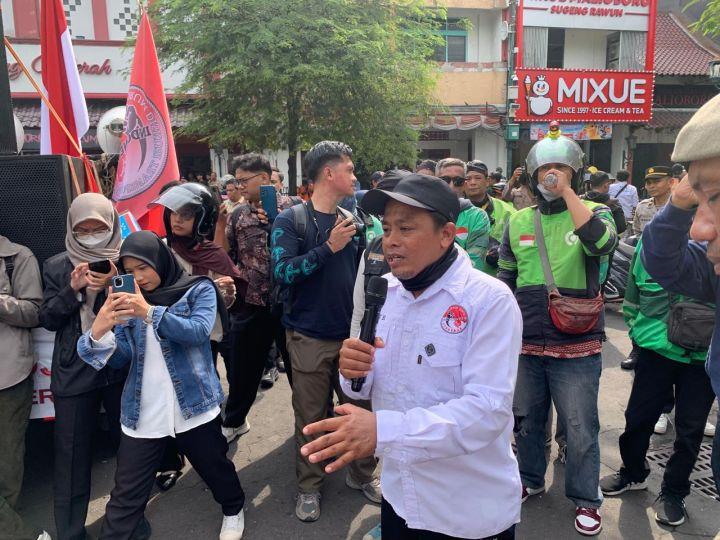 Massa Ojol Yogyakarta Tuntut Pengaturan Rinci Angkutan Khusus